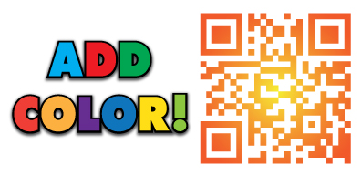 Add color to your custom qr code by WNY Print