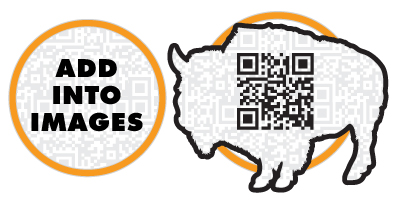 WNY Print can integrate your QR code into an existing image.